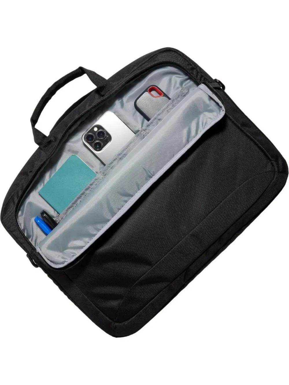Large Capacity Laptop Shoulder Bag, 17.3-inch, Multiple Compartments, Fits Most